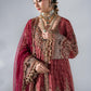 3 Piece Unstitched Embroidered Organza Suit | BD - 3108