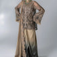 3 Piece Unstitched Embroidered Chiffon Suit | BD - 3102