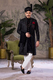 Bin Tayyab Sherwani (TD-1750) BLACK