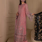Rosavyn - 3 Piece Embroidered Chiffon Dress