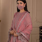 Rosavyn - 3 Piece Embroidered Chiffon Dress