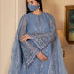 Nivara - 3 Piece Embroidered Chiffon Dress
