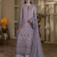 Laila - 3 Piece Embroidered Chiffon Dress