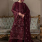Mahira - 3 Piece Embroidered Chiffon Dress