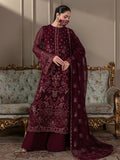 Mahira - 3 Piece Embroidered Chiffon Dress