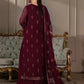 Mahira - 3 Piece Embroidered Chiffon Dress