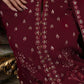 Mahira - 3 Piece Embroidered Chiffon Dress