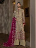 Zohra - 3 Piece Embroidered Chiffon Dress