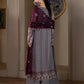 Abeer - 3 Piece Embroidered Chiffon Dress