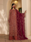 Gulrukh - 3 Piece Embroidered Chiffon Dress