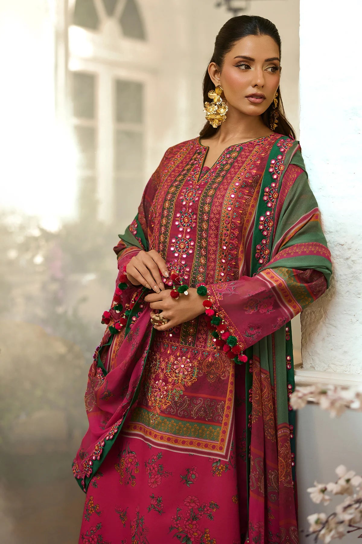 3-PC Unstitched Embroidered Lawn Collection CSN6-14