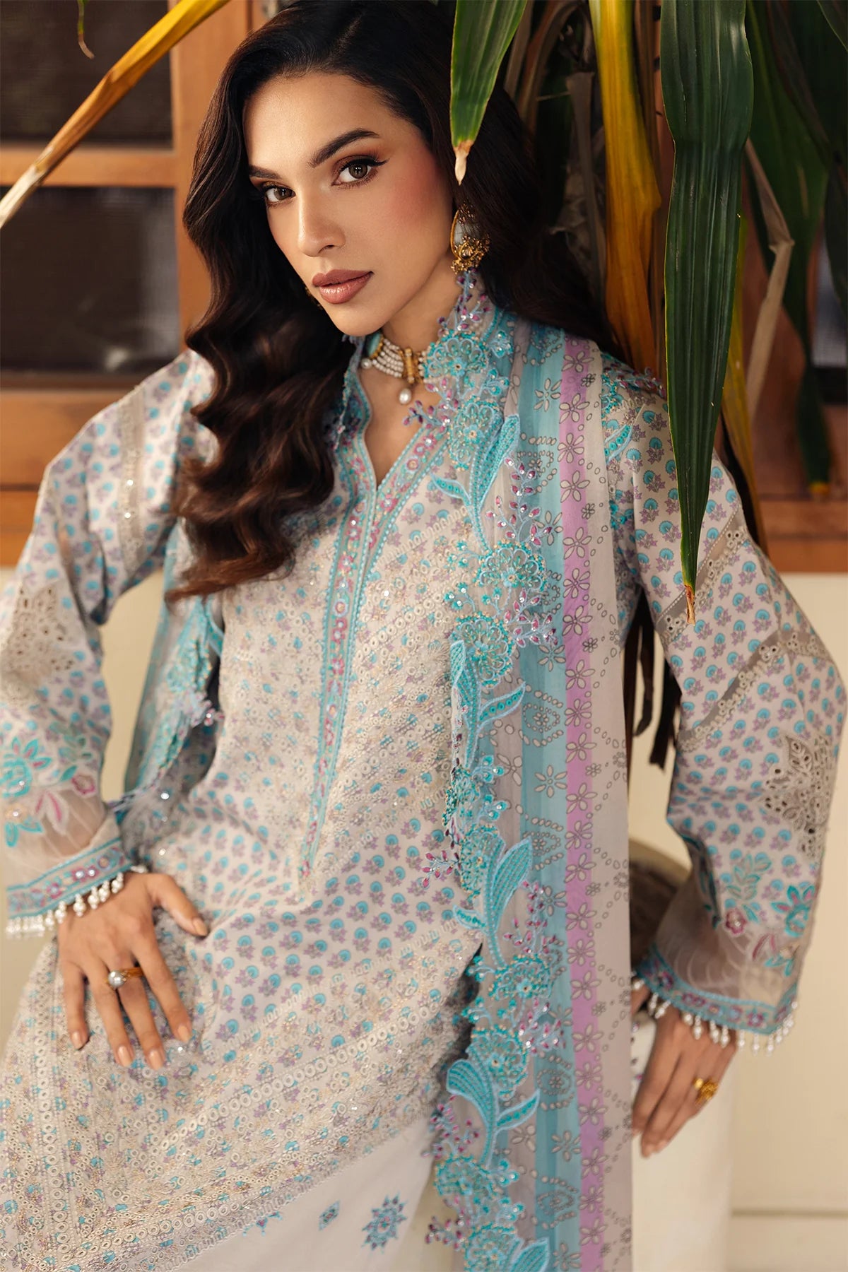 3-PC Unstitched Embroidered Lawn Collection CSN6-15