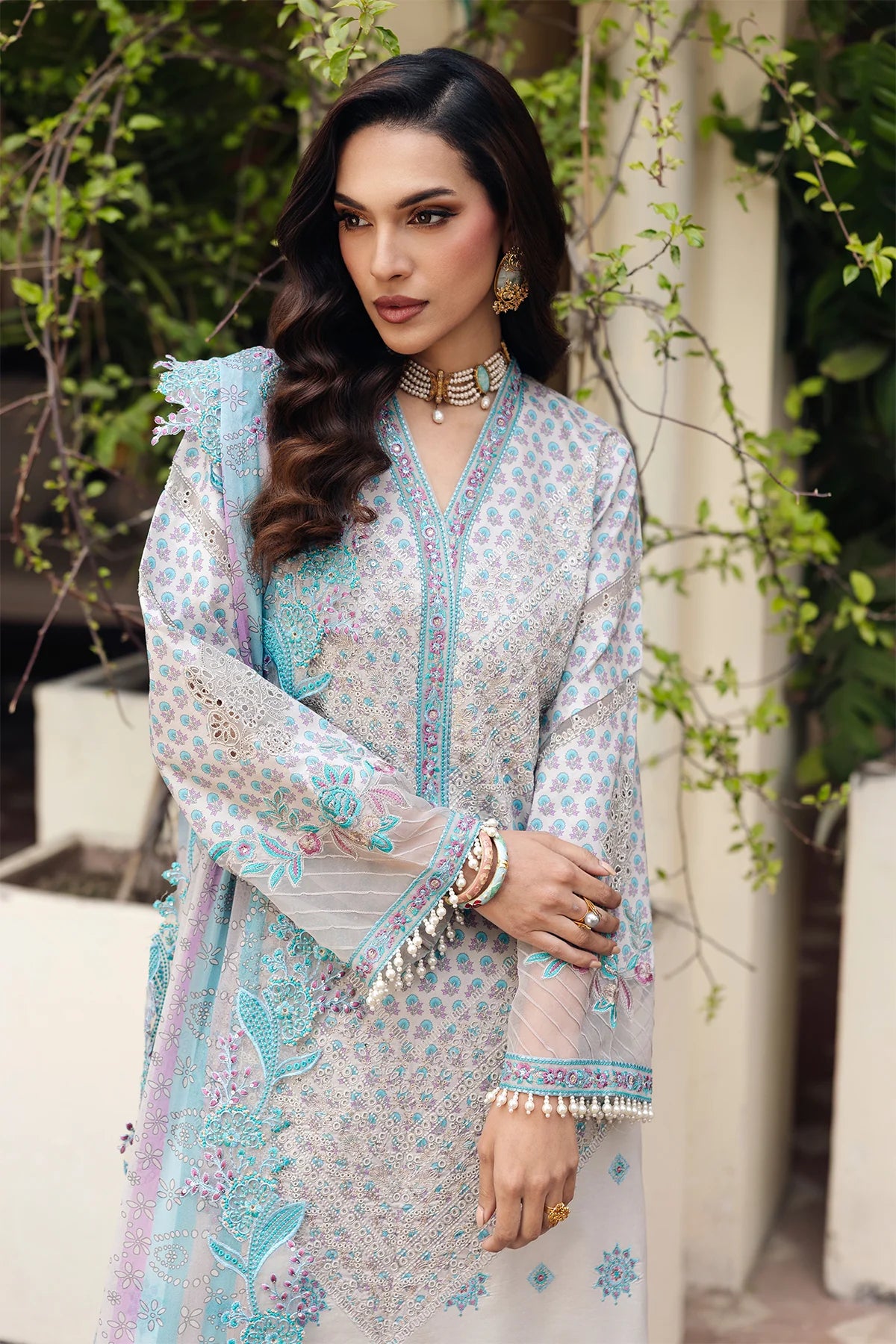 3-PC Unstitched Embroidered Lawn Collection CSN6-15