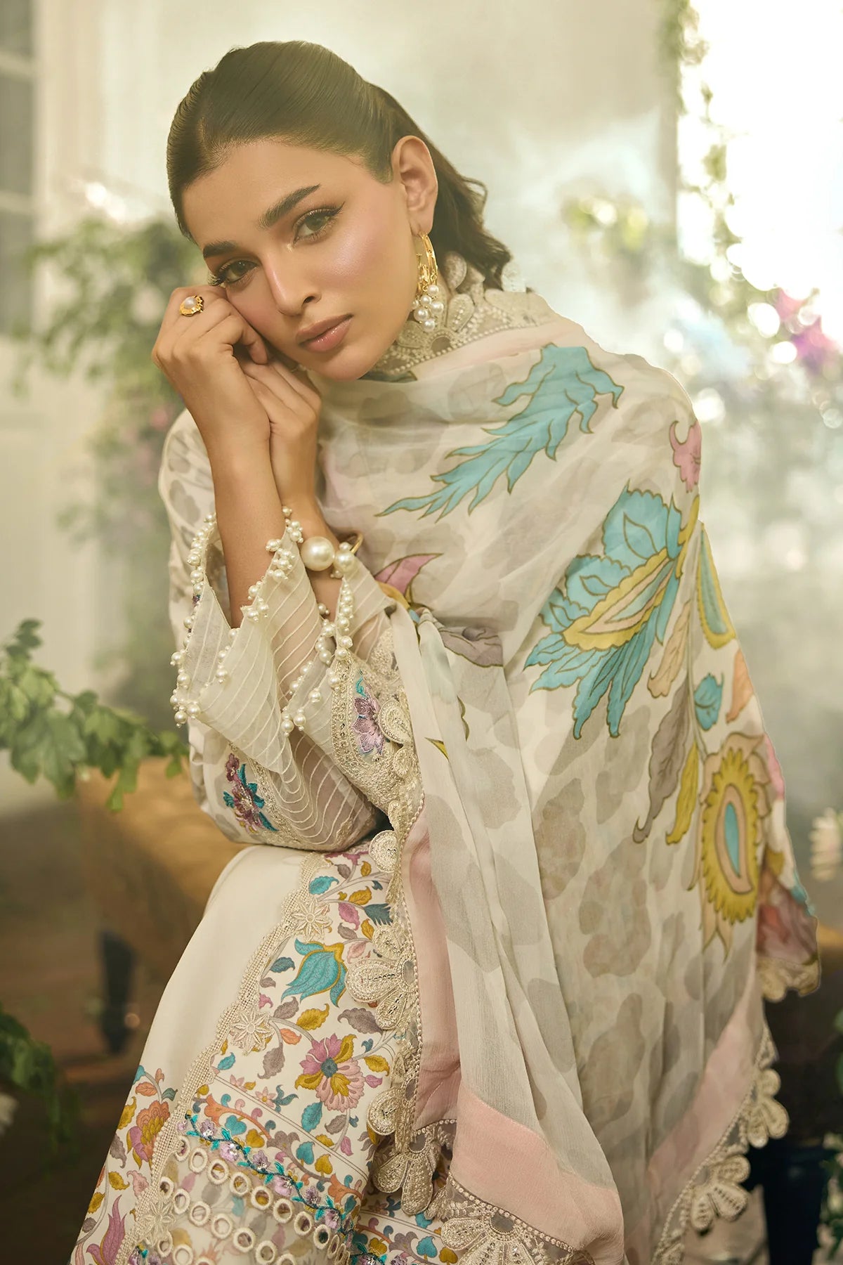 3-PC Unstitched Embroidered Lawn Collection CSN6-16