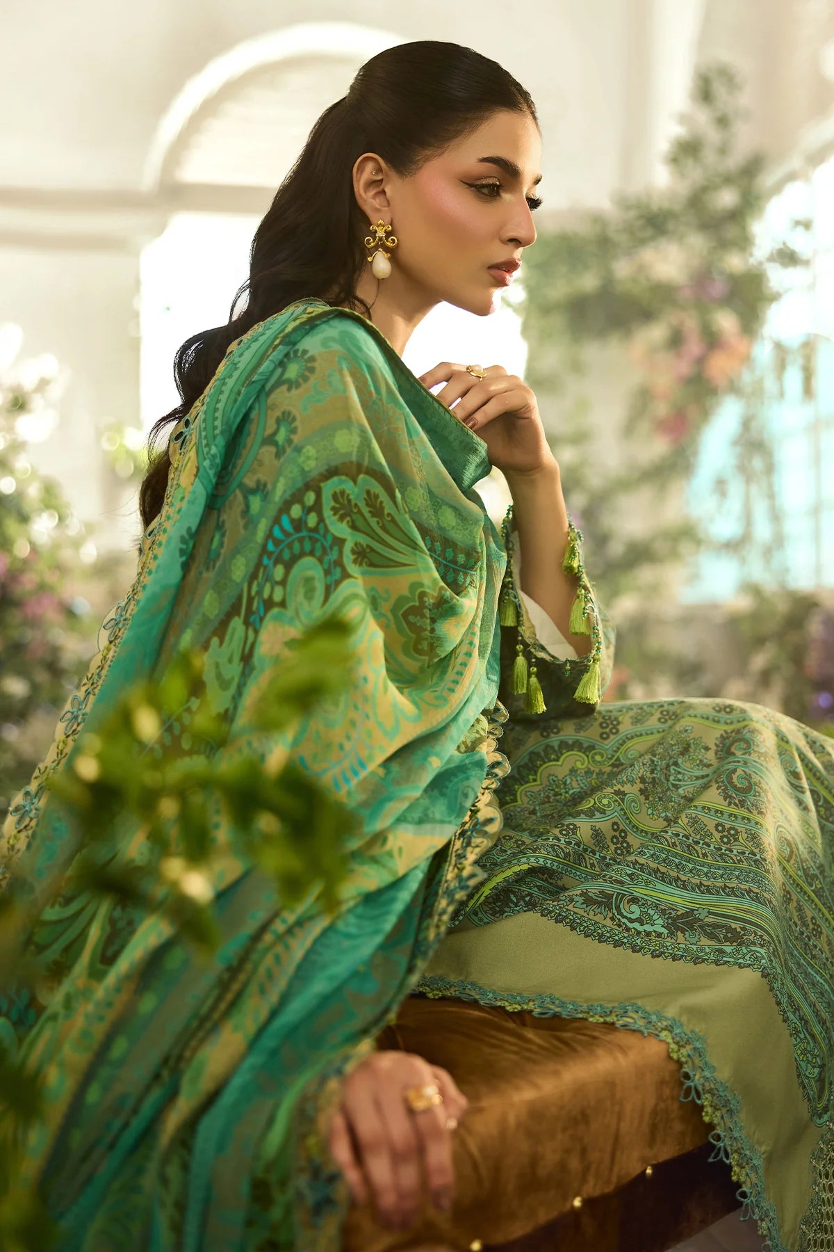 3-PC Unstitched Embroidered Lawn Collection CSN6-18