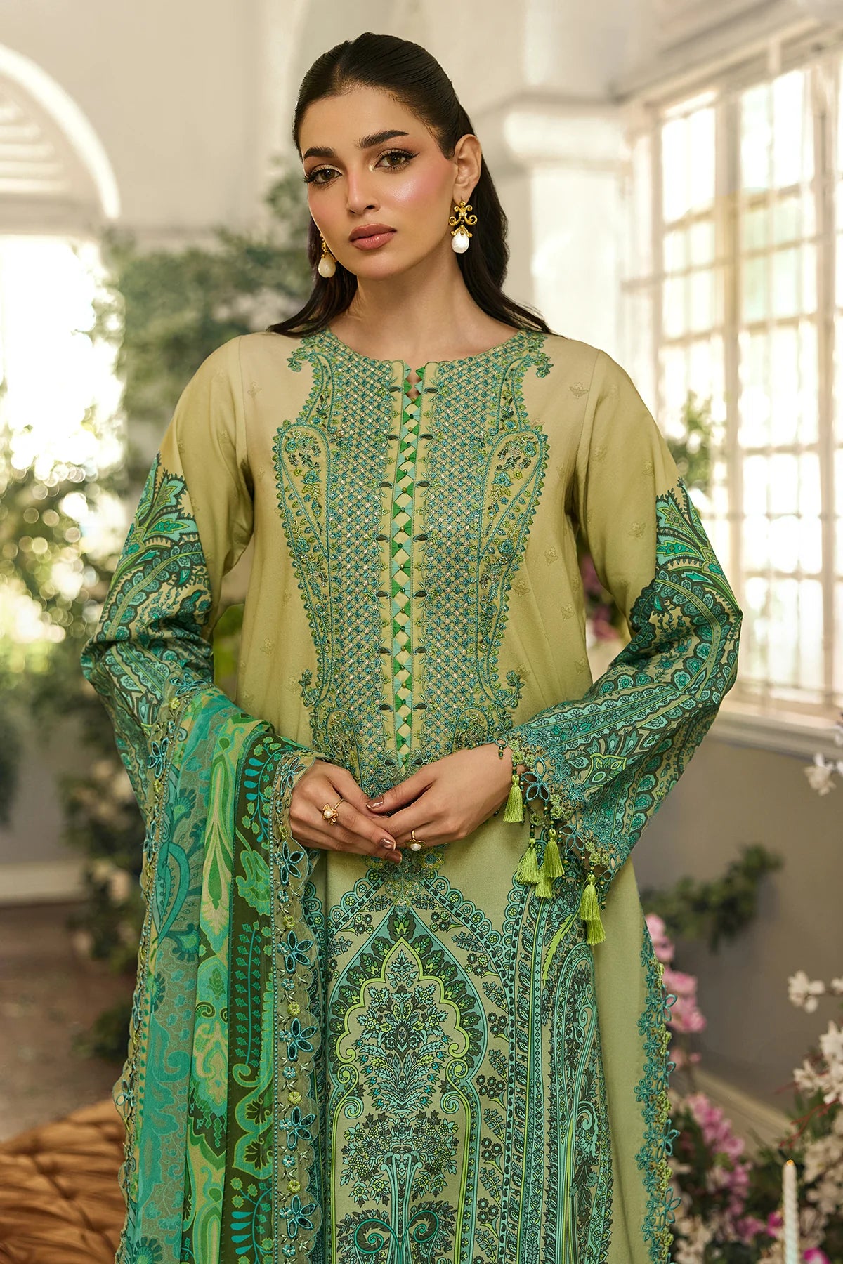 3-PC Unstitched Embroidered Lawn Collection CSN6-18