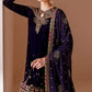 Embroidered Velvet Formal CVF D-08