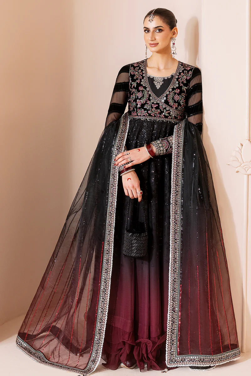 Embroidered Velvet Formal CVF D-10