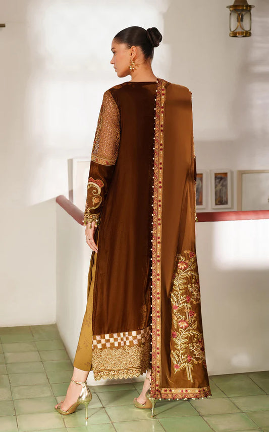 Cedar LWC25-08 | 3pcs Embroidered Unstitched Winter