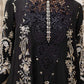 3 Piece Unstitched Embroidered Raw Silk Suit
