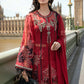 3 Piece Unstitched Embroidered Organza Suit