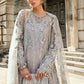 3 Piece Unstitched Embroidered Net Suit