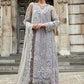 3 Piece Unstitched Embroidered Net Suit