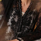 3 Piece Unstitched Embroidered Chiffon Suit