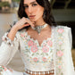3 Piece Unstitched Embroidered Raw Silk Suit