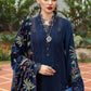 3 Piece Unstitched Embroidered Twill Linen Suit