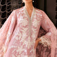 3 Piece Unstitched Embroidered Lawn Karandi Suit