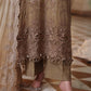 3 Piece Unstitched Embroidered Chiffon Suit