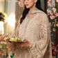 3 Piece Unstitched Embroidered Chiffon Suit