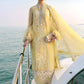 3 Piece Unstitched Embroidered Organza Suit