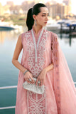 3 Piece Unstitched Embroidered Organza Suit