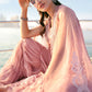 3 Piece Unstitched Embroidered Organza Suit