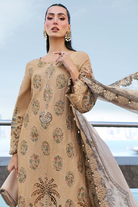 3 Piece Unstitched Embroidered Jacquard Lawn Suit