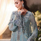 3 Piece Unstitched Embroidered Chiffon Suit