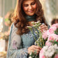 3 Piece Unstitched Embroidered Chiffon Suit