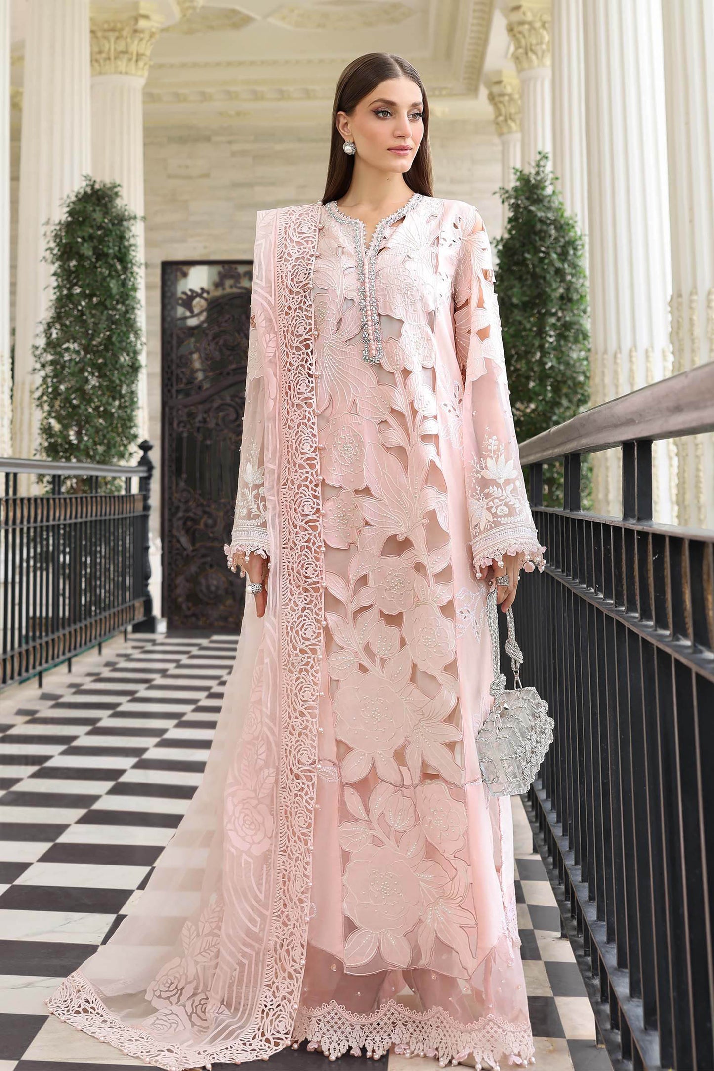 3 Piece Unstitched Embroidered Lawn Suit | EL-26-02