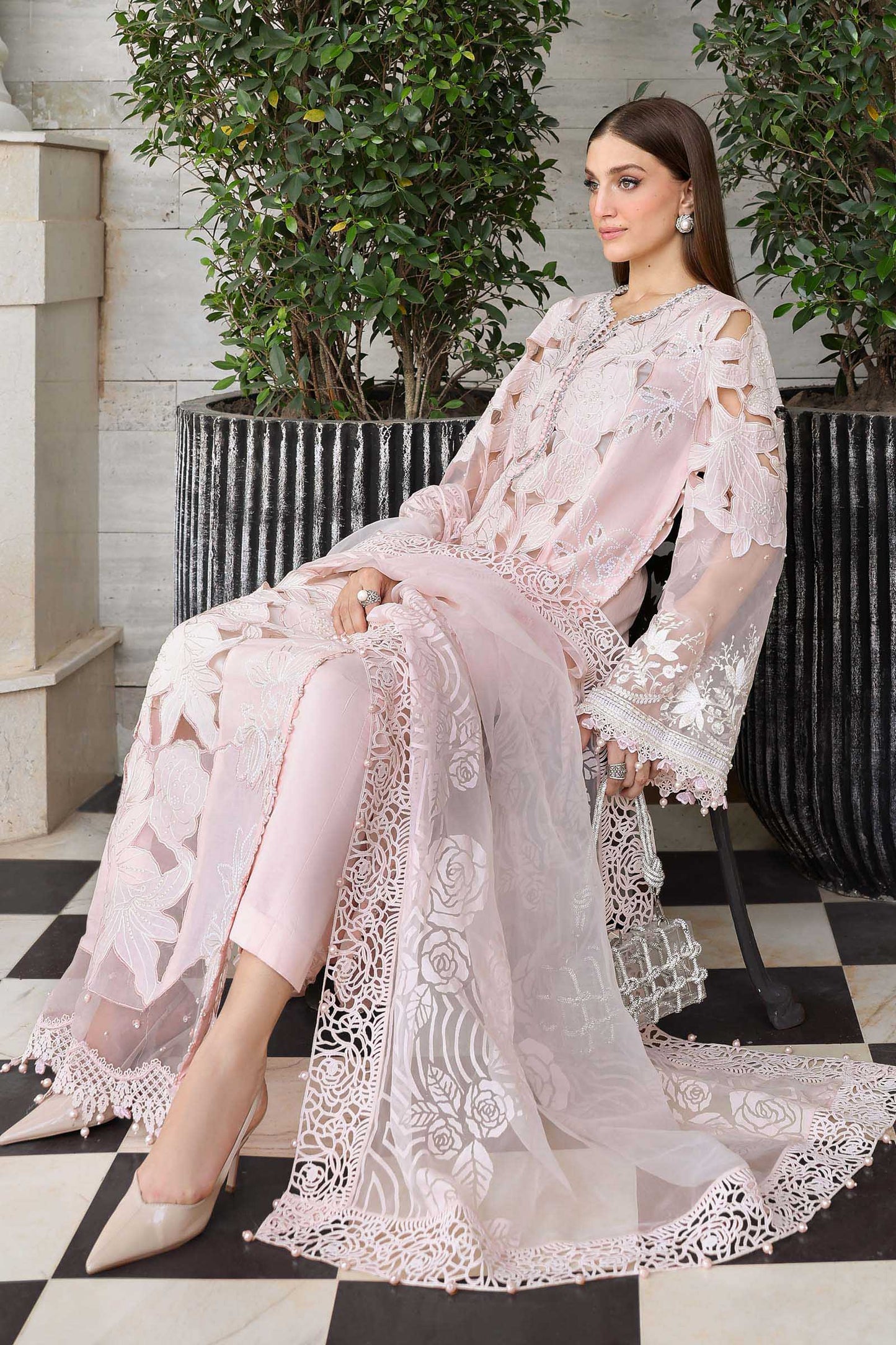3 Piece Unstitched Embroidered Lawn Suit | EL-26-02