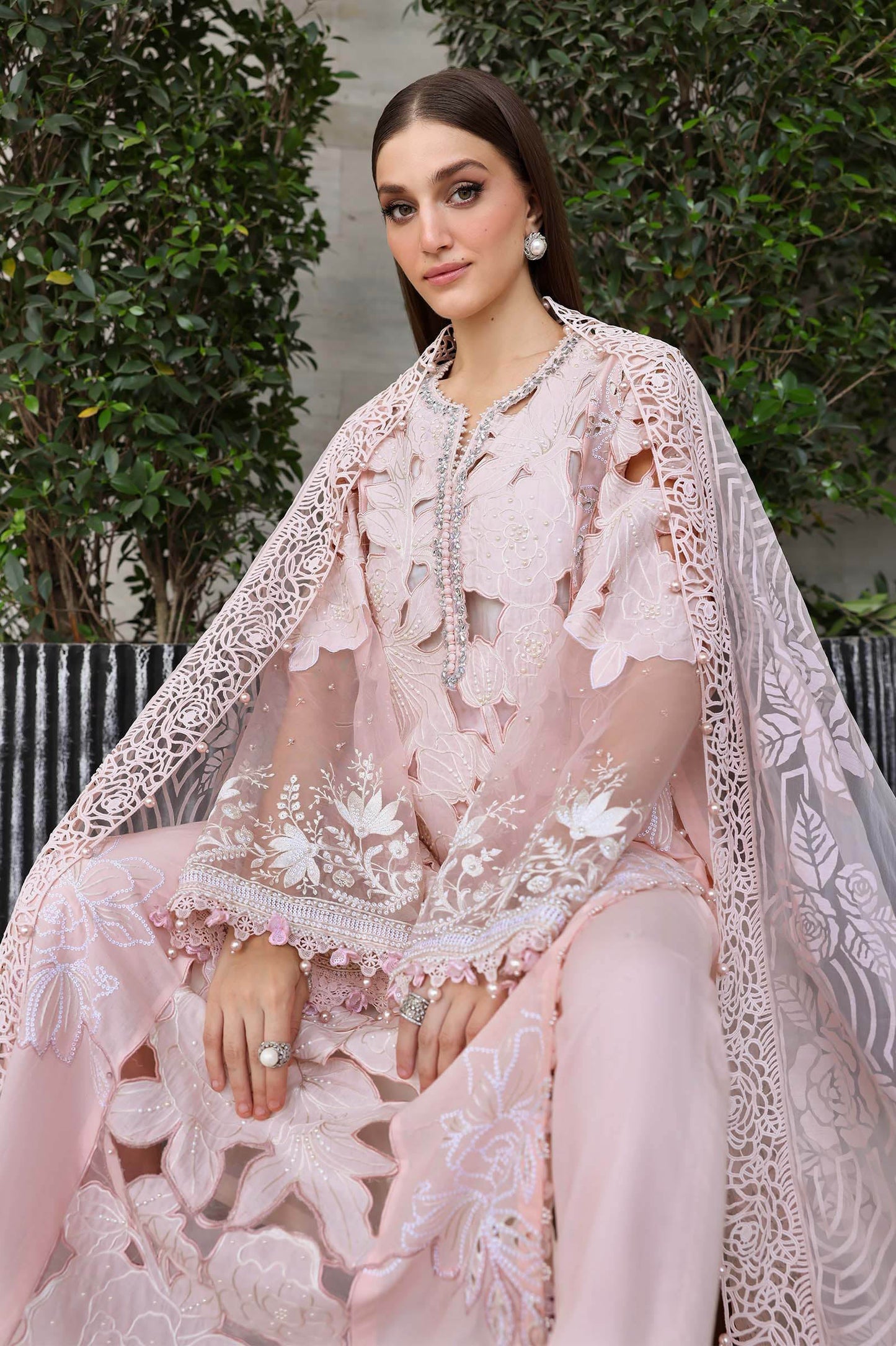 3 Piece Unstitched Embroidered Lawn Suit | EL-26-02