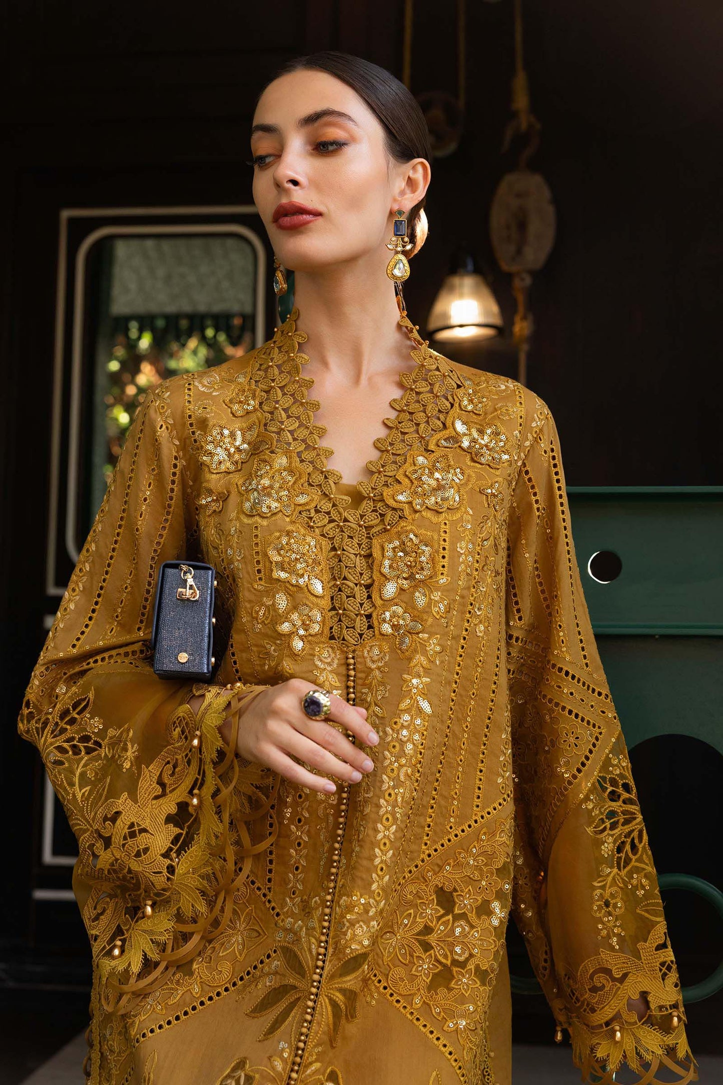 3 Piece Unstitched Embroidered Lawn Suit | EL-26-07