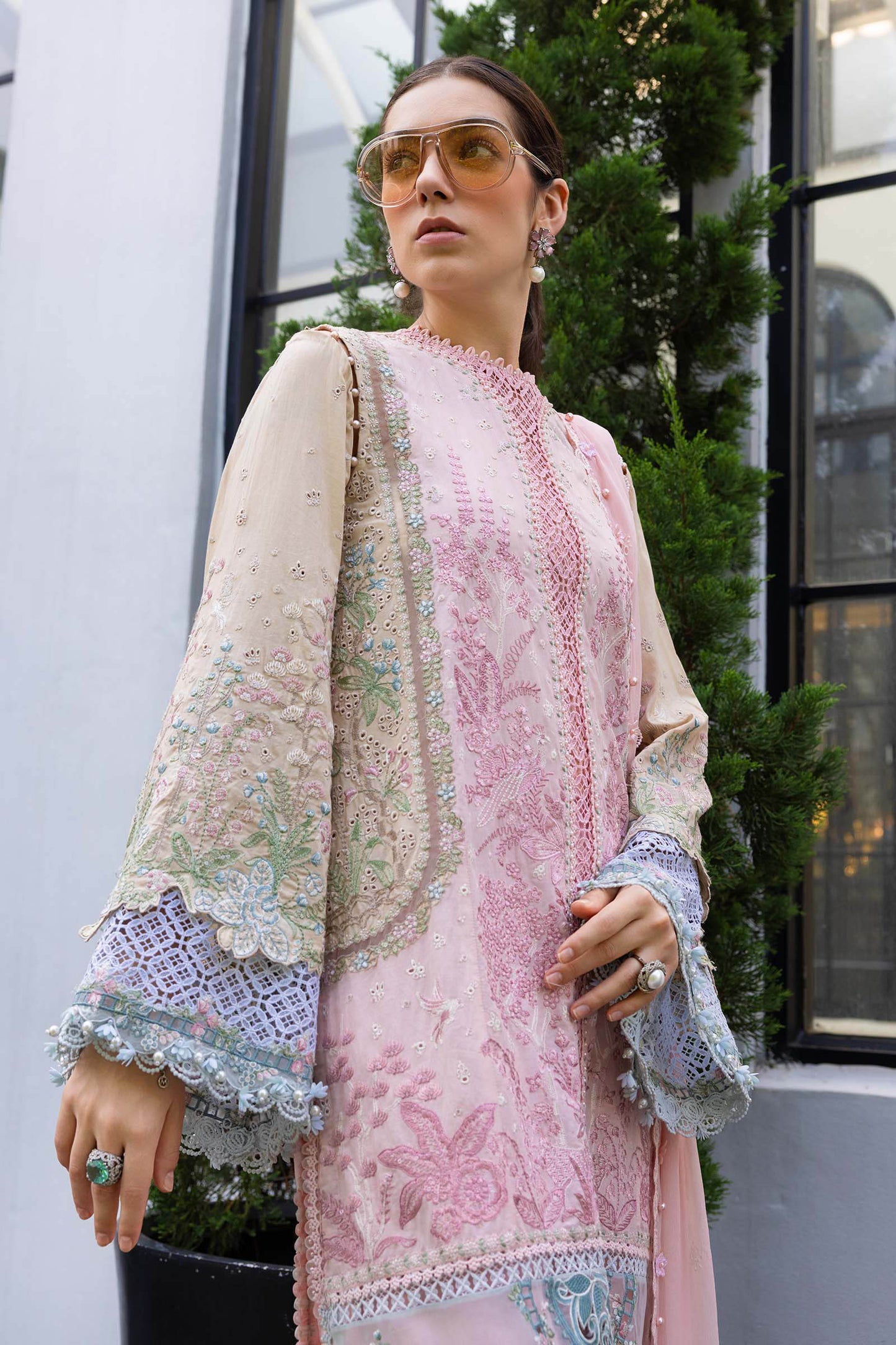 3 Piece Unstitched Embroidered Lawn Suit | EL-26-09