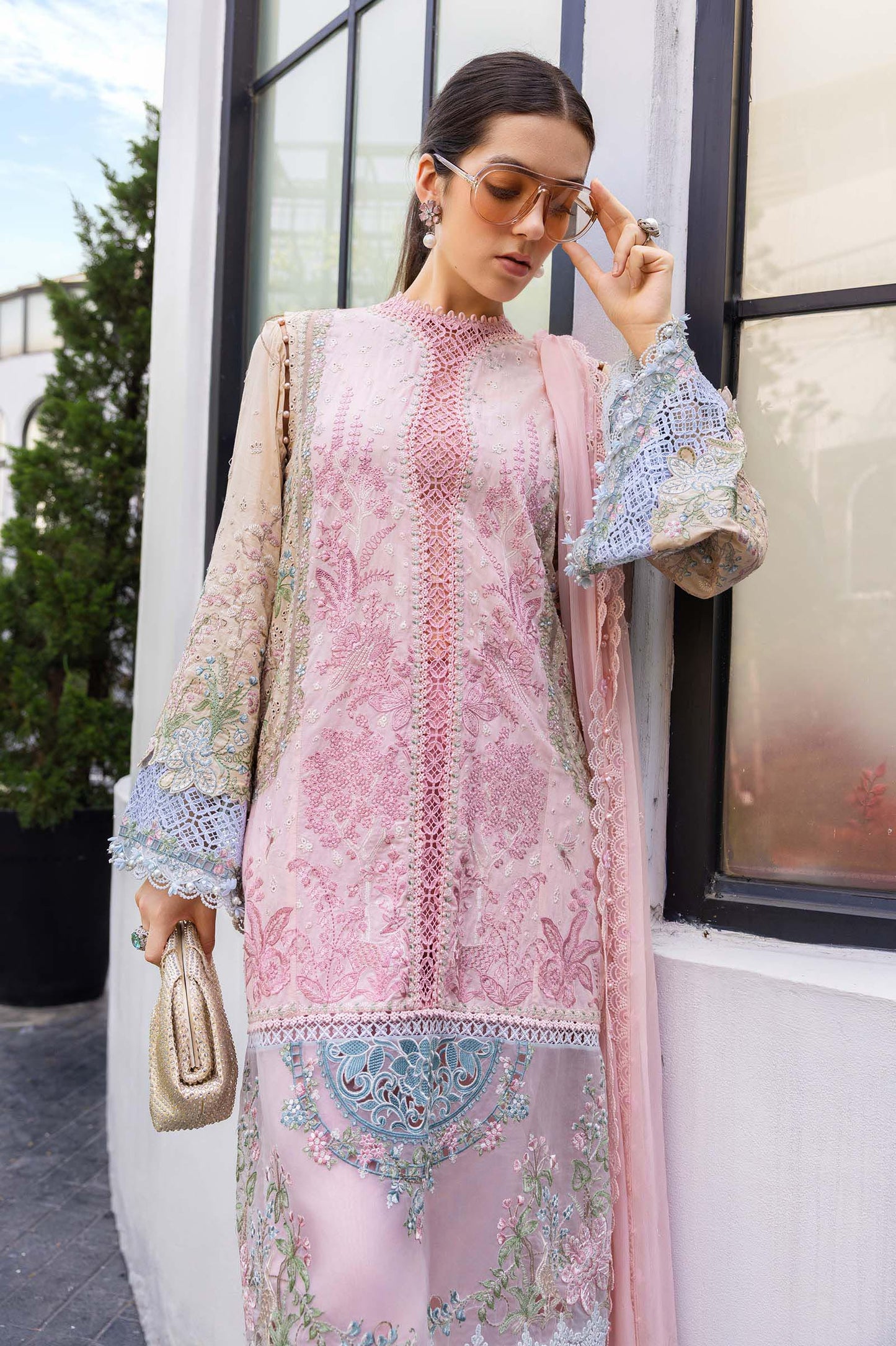 3 Piece Unstitched Embroidered Lawn Suit | EL-26-09