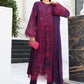 3 Piece Unstitched Embroidered Lawn Suit | EL-26-14