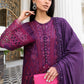 3 Piece Unstitched Embroidered Lawn Suit | EL-26-14