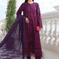 3 Piece Unstitched Embroidered Lawn Suit | EL-26-14