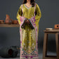 2 PIECE EMBROIDERED KHADAR KAFTAN EMB-581 B