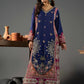 2 PIECE EMBROIDERED KHADAR KAFTAN EMB-581 D